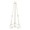 Deals 🎁 Gold Iron Traditional Easel, 68" x 23" x 33" by Ivory and Iris 🥰