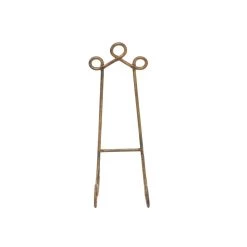 Outlet 🧨 Traditional Scrolling Gold Metal Easel, 19" x 7" x 10" by Ivory and Iris 🎉 -Cheap Ivory and Iris Store D504085S 6