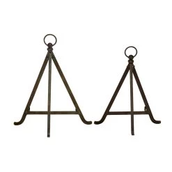 Best reviews of ⭐ Set of 2" Bronze Metal Traditional Easels 13", 15" by Ivory and Iris 🥰 -Cheap Ivory and Iris Store D504091S 6
