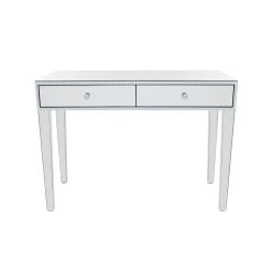 Brand new π Silver MDF Glam Console Table, 32" x 43" x 22" by Ivory and Iris β