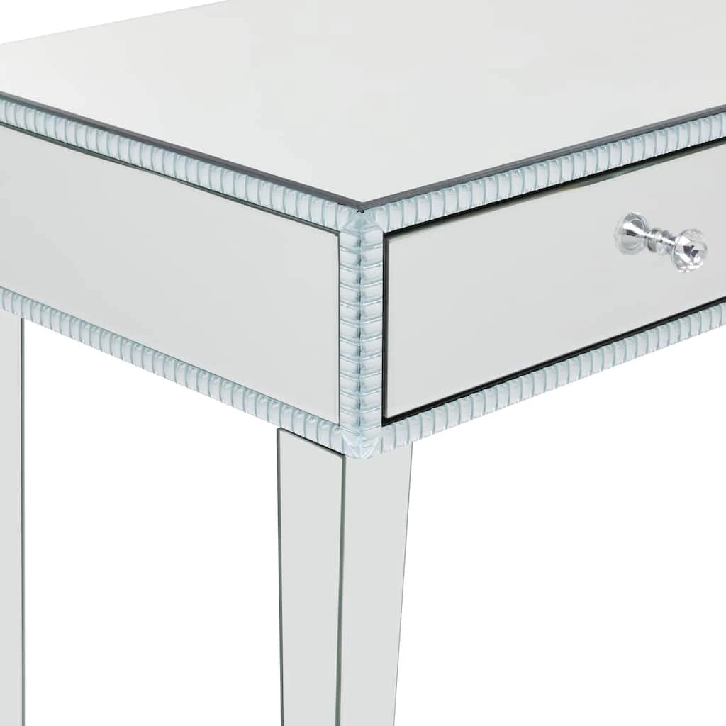 Brand new π Silver MDF Glam Console Table, 32" x 43" x 22" by Ivory and Iris β 5 Brand new π Silver MDF Glam Console Table, 32" x 43" x 22" by Ivory and Iris β - Image 5