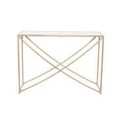 Top 10 π Gold Iron Contemporary Console Table, 30" x 42" x 15" by Ivory and Iris βοΈ