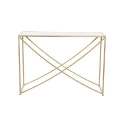 Top 10 🛒 Gold Iron Contemporary Console Table, 30" x 42" x 15" by Ivory and Iris ✔️ -Cheap Ivory and Iris Store D504093S 7