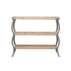 Promo π Brown Iron Rustic Console Table, 33" x 39" x 13" by Ivory and Iris π