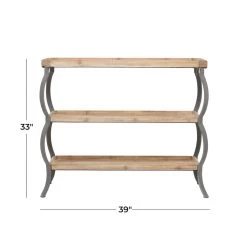 Promo π Brown Iron Rustic Console Table, 33" x 39" x 13" by Ivory and Iris π 14 Promo π Brown Iron Rustic Console Table, 33" x 39" x 13" by Ivory and Iris π -Cheap Ivory and Iris Store D504094S 7