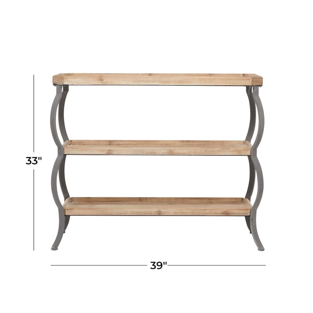 Promo π Brown Iron Rustic Console Table, 33" x 39" x 13" by Ivory and Iris π 7 Promo π Brown Iron Rustic Console Table, 33" x 39" x 13" by Ivory and Iris π - Image 7