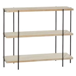 Outlet π₯ Beige Contemporary Metal Console Table, 32" x 40" by Ivory and Iris π₯