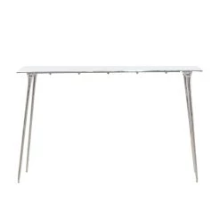 Top 10 β€οΈ Silver Aluminum Glam Console Table, 50" x 15" x 31" by Ivory and Iris π 11 Top 10 β€οΈ Silver Aluminum Glam Console Table, 50" x 15" x 31" by Ivory and Iris π -Cheap Ivory and Iris Store D504109S 3