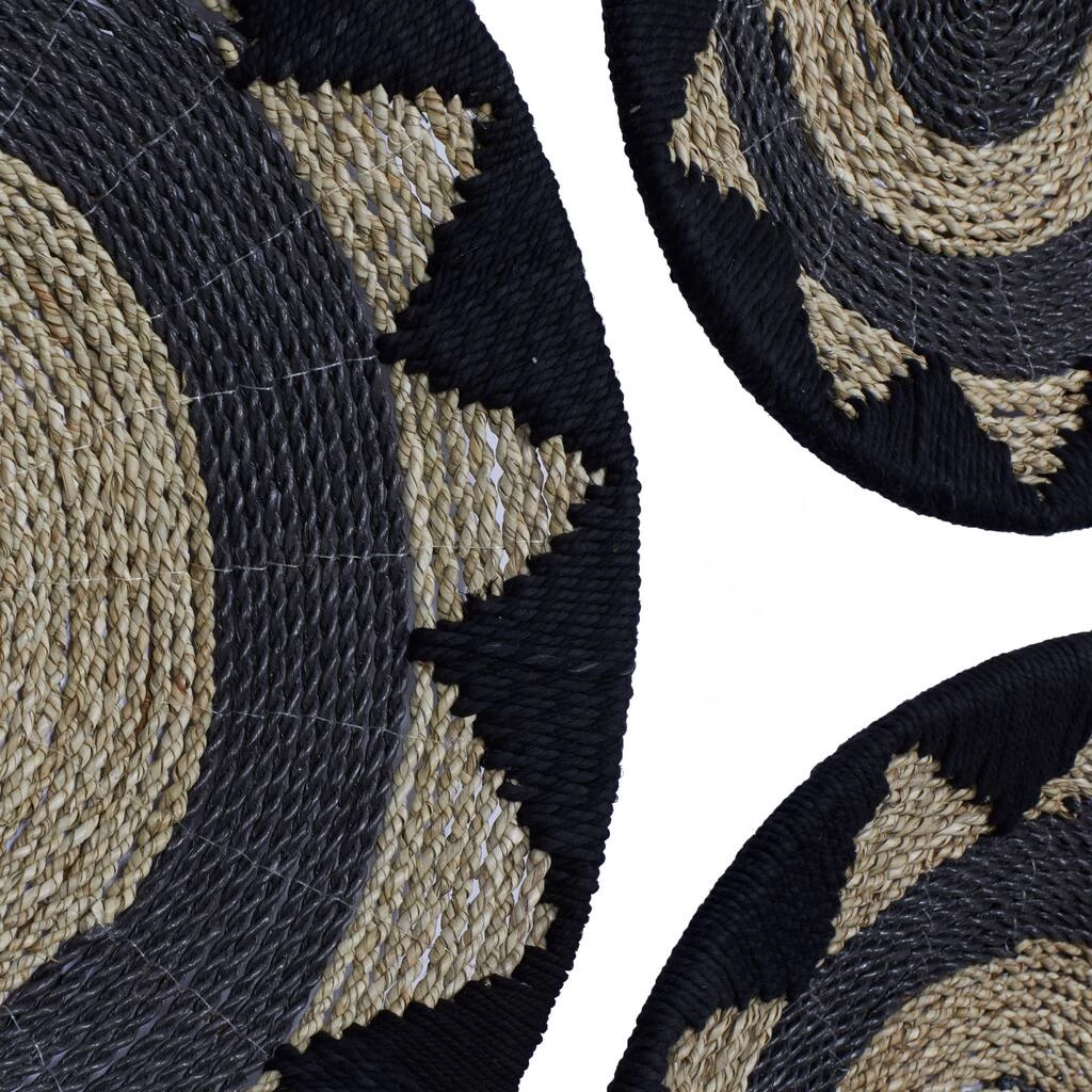 Best Pirce π Set of 3 Black Cotton Rustic Wall Decor 24", 20", 16" by Ivory and Iris π 4 Best Pirce π Set of 3 Black Cotton Rustic Wall Decor 24", 20", 16" by Ivory and Iris π - Image 4