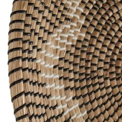 Hot Sale 🔔 Set of 3 Natural Brown Seagrass Traditional Abstract Wall Decor, 29", 24", 20" by Ivory and Iris 💯 -Cheap Ivory and Iris Store D504125S 3