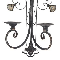 Coupon 😀 Black Iron French Country Wall Decor, 24" x 16" x 6" by Ivory and Iris ⌛ -Cheap Ivory and Iris Store D504135S 4
