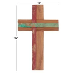 Brand new π₯° Brown Wood Rustic Cross Sculpture, 18" x 10" x 4" by Ivory and Iris π 19 Brand new π₯° Brown Wood Rustic Cross Sculpture, 18" x 10" x 4" by Ivory and Iris π -Cheap Ivory and Iris Store D504137S 9