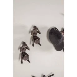 Hot Sale ❤️ Set of 5 Dark Grey Aluminum Modern Wall Decor, 4" x 7" by Ivory and Iris 🤩 -Cheap Ivory and Iris Store D504138S 6