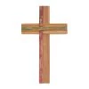 Flash Sale 🎁 Brown Wood Industrial Cross Wall Decor, 20" x 12" x 2" by Ivory and Iris 💯