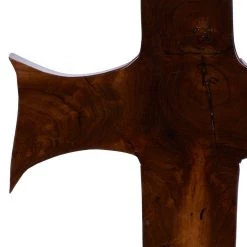 Wholesale 👍 Brown Teak Wood Eclectic Style Wall Decor 20" x 10" x 1" by Ivory and Iris 😀 -Cheap Ivory and Iris Store D504147S 3