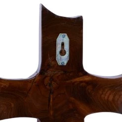 Wholesale 👍 Brown Teak Wood Eclectic Style Wall Decor 20" x 10" x 1" by Ivory and Iris 😀 -Cheap Ivory and Iris Store D504147S 5