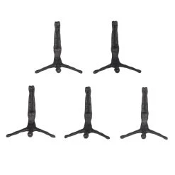 Best Sale 🌟 Set of 5 Dark Grey Aluminum Modern Wall Decor, 9" x 10" by Ivory and Iris 🛒