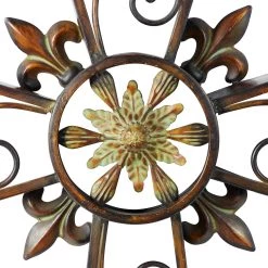 Cheapest 🌟 Brown Metal Traditional Wall Decor, 31" x 23" by Ivory and Iris 🔔 -Cheap Ivory and Iris Store D504151S 4