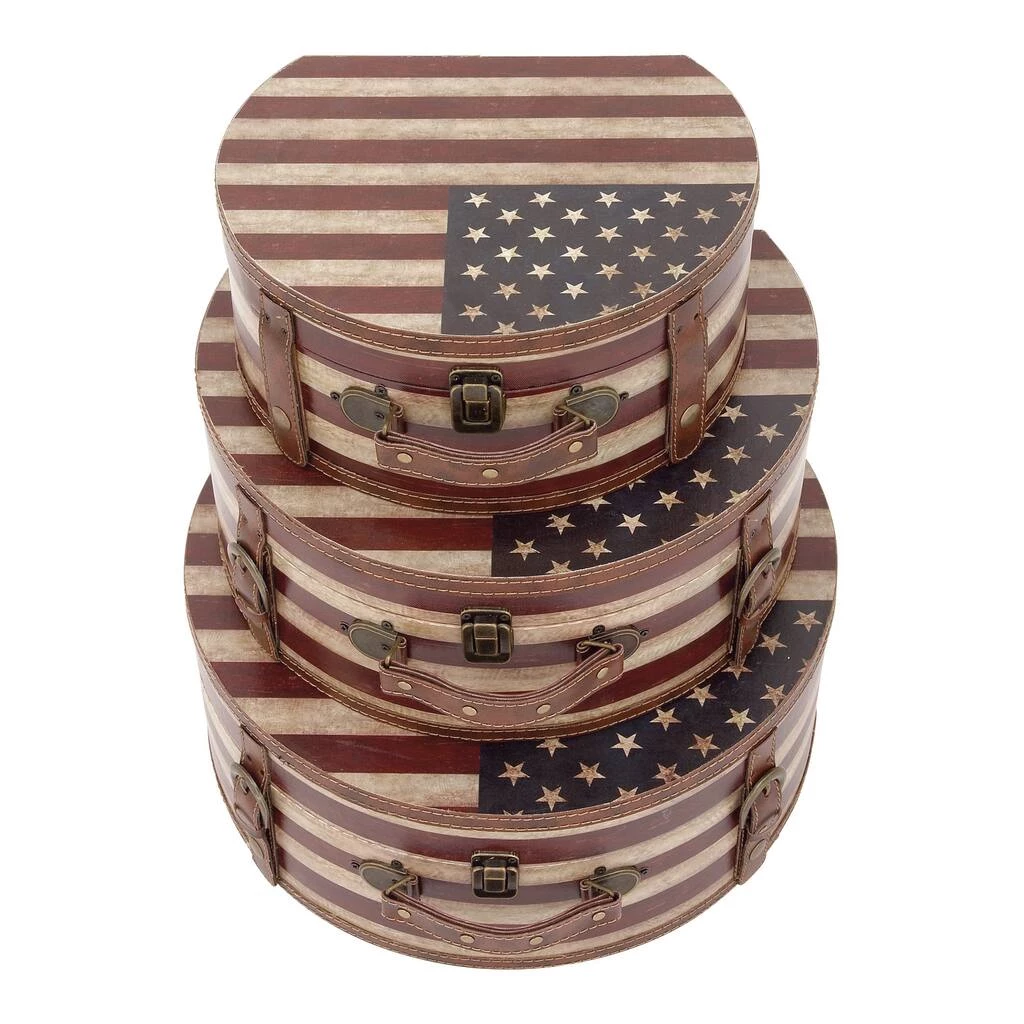 Deals π Traditional Wooden American Flag Decorative Box Set by Ivory and Iris π 8 Deals π Traditional Wooden American Flag Decorative Box Set by Ivory and Iris π - Image 8