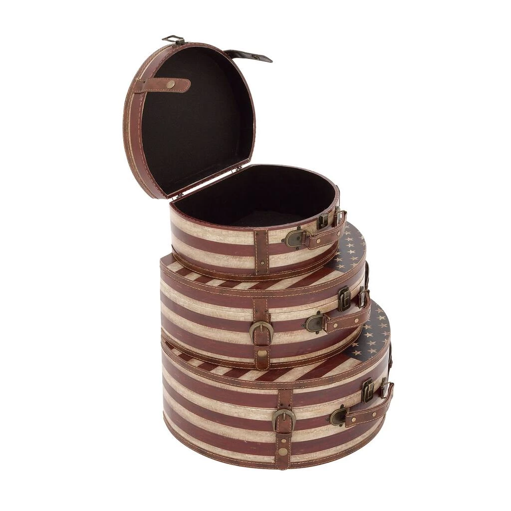 Deals π Traditional Wooden American Flag Decorative Box Set by Ivory and Iris π 3 Deals π Traditional Wooden American Flag Decorative Box Set by Ivory and Iris π - Image 3