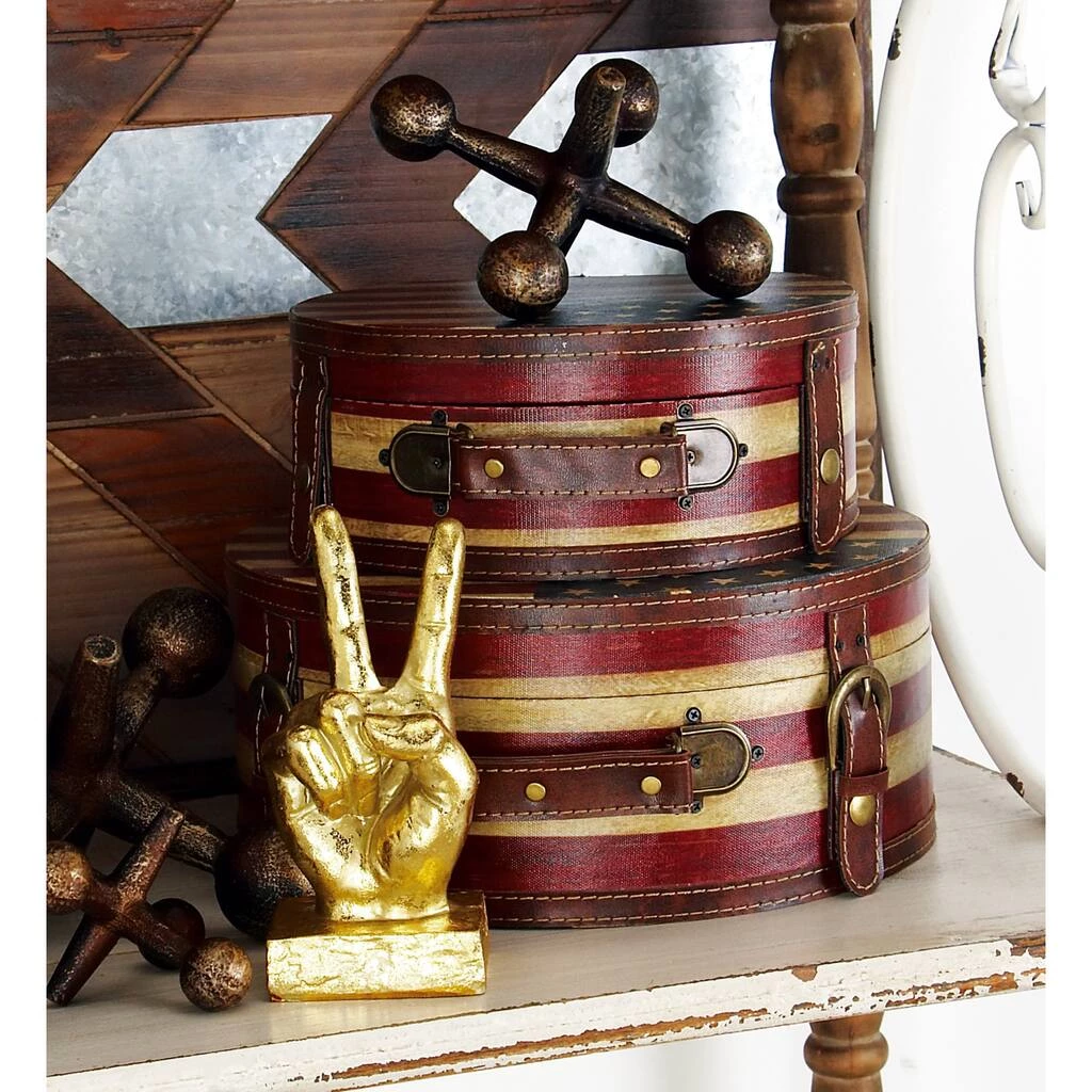 Deals π Traditional Wooden American Flag Decorative Box Set by Ivory and Iris π 2 Deals π Traditional Wooden American Flag Decorative Box Set by Ivory and Iris π - Image 2