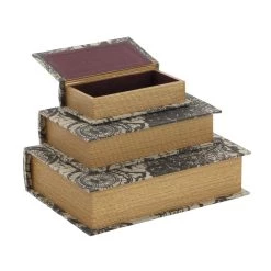 Best deal ✨ World Map Wooden Traditional Book Box Set by Ivory and Iris 😉 -Cheap Ivory and Iris Store D504157S 2