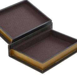 Wholesale 😉 Brown Wooden Traditional Book Box Set by Ivory and Iris 👍 -Cheap Ivory and Iris Store D504159S 8