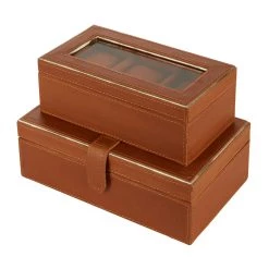 Top 10 🥰 Brown Leather Box Set by Ivory and Iris ⭐