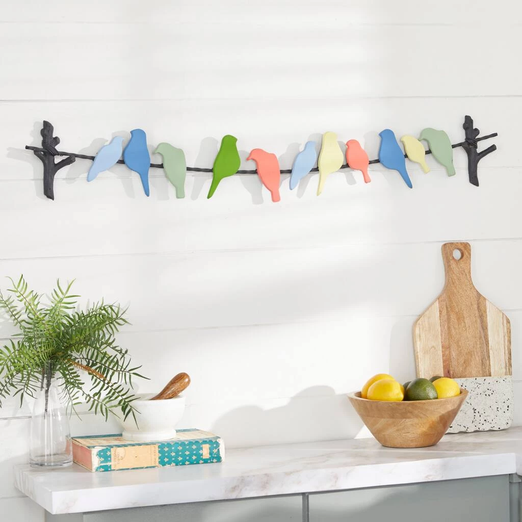 New π Multi Colored Metal Coastal Wall Decor, 40" x 7" by Ivory and Iris π₯ 8 New π Multi Colored Metal Coastal Wall Decor, 40" x 7" by Ivory and Iris π₯ - Image 8