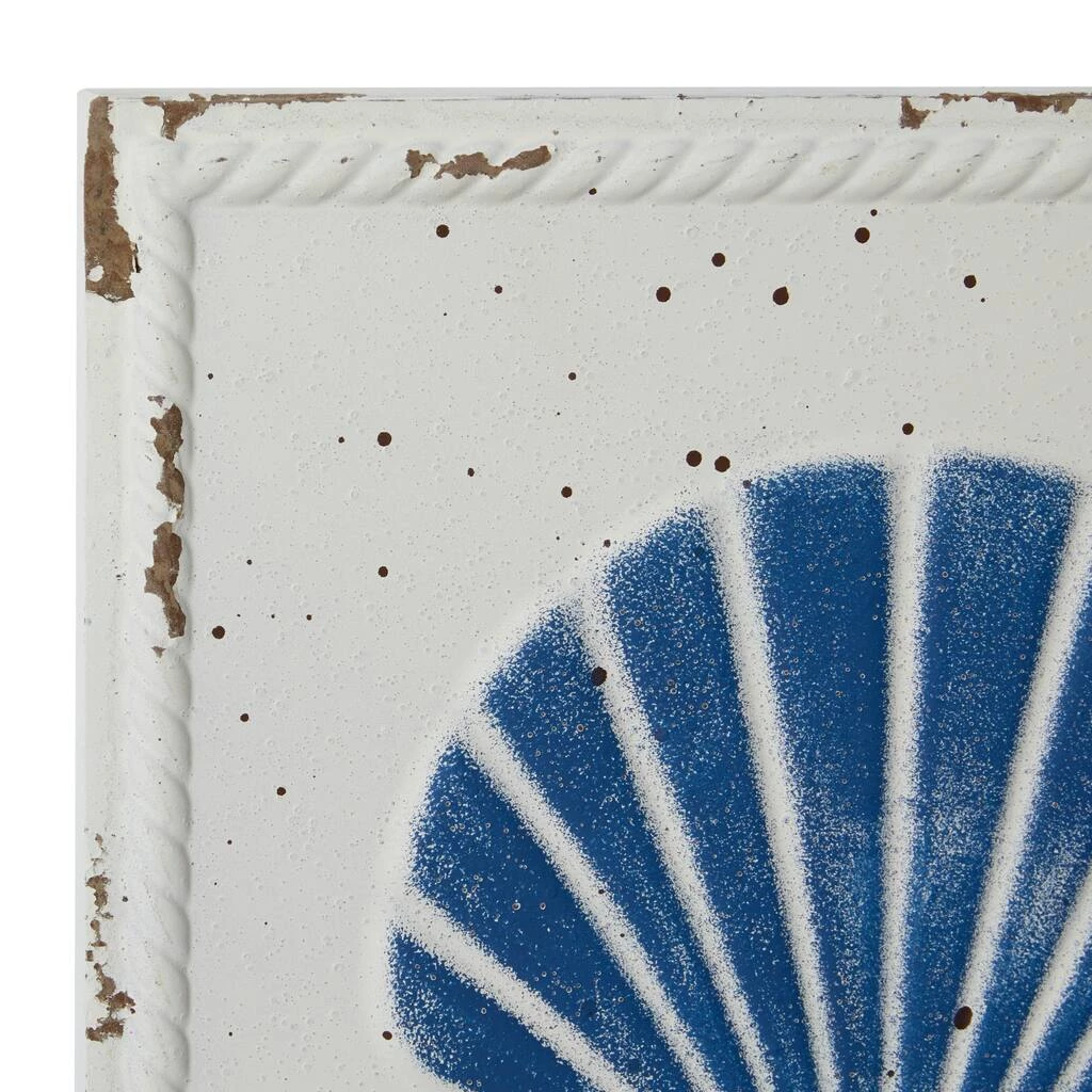 Brand new π₯° Set of 4 White Metal Coastal Wall Decor, 12" x 12" by Ivory and Iris π₯ 3 Brand new π₯° Set of 4 White Metal Coastal Wall Decor, 12" x 12" by Ivory and Iris π₯ - Image 3