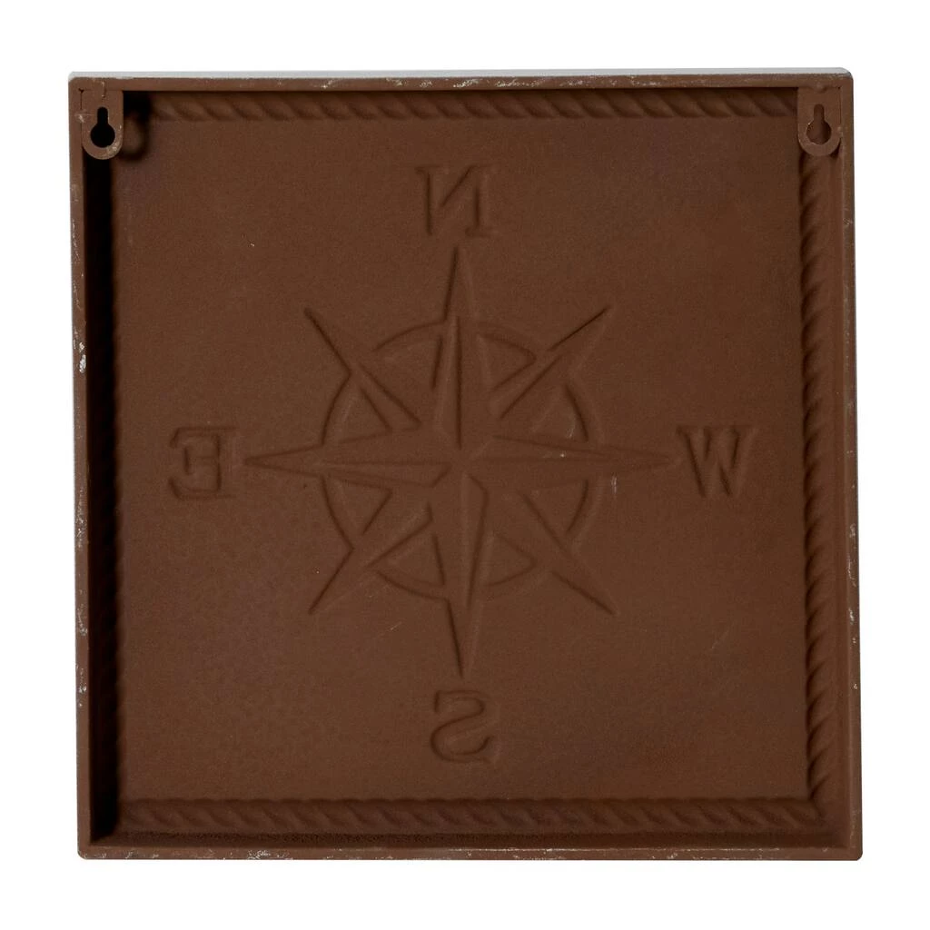 Buy ❤️ Set of 4 White Metal Coastal Wall Decor, 12" x 12" by Ivory and Iris 🤩 5 Buy ❤️ Set of 4 White Metal Coastal Wall Decor, 12" x 12" by Ivory and Iris 🤩 - Image 5