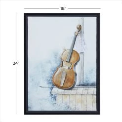 Cheap 😉 Brown Polystone Traditional Framed Wall Art, 24" x 18" by Ivory and Iris ⌛ -Cheap Ivory and Iris Store D506310S 6