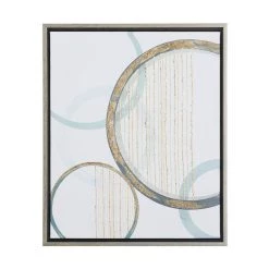 Brand new 🥰 Multi Polystone Contemporary Framed Wall Art, 24" x 20" by Ivory and Iris 🎉