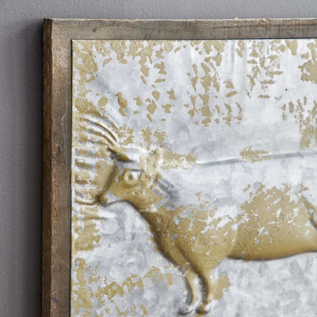 Best Sale βοΈ Set of 4 Grey Metal Farmhouse Farm Animals Wall Decor, 15" x 15" by Ivory and Iris π 4 Best Sale βοΈ Set of 4 Grey Metal Farmhouse Farm Animals Wall Decor, 15" x 15" by Ivory and Iris π - Image 4