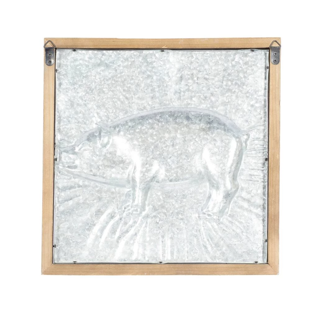 Best Sale βοΈ Set of 4 Grey Metal Farmhouse Farm Animals Wall Decor, 15" x 15" by Ivory and Iris π 6 Best Sale βοΈ Set of 4 Grey Metal Farmhouse Farm Animals Wall Decor, 15" x 15" by Ivory and Iris π - Image 6