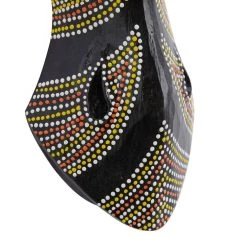 Coupon 😉 Black Albizia Bohemian Wall Decor, 6" x 6" x 3" by Ivory and Iris 🧨 -Cheap Ivory and Iris Store D506338S 3