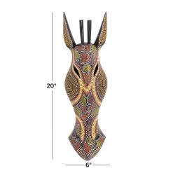 Coupon 🧨 Multi Albizia Bohemian Wall Decor, 6" x 6" x 3" by Ivory and Iris 🔥 -Cheap Ivory and Iris Store D506345S 7