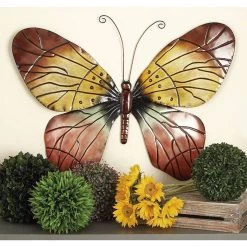 Best Sale 🧨 Red Metal Eclectic Wall Decor, 36" x 27" by Ivory and Iris 😍 -Cheap Ivory and Iris Store D506350S 8