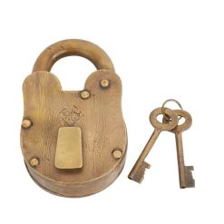 Best deal β Brass Iron Eclectic Lock And Key, 3" x 5" by Ivory and Iris βοΈ