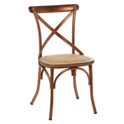 Flash Sale ✔️ Copper Iron Farmhouse Dining Chair, 35" x 20" x 20" by Ivory and Iris 🔔