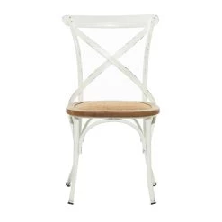 New π White Iron Farmhouse Dining Chair, 35" x 20" x 20" by Ivory and Iris β 10 New π White Iron Farmhouse Dining Chair, 35" x 20" x 20" by Ivory and Iris β -Cheap Ivory and Iris Store D506408S 3