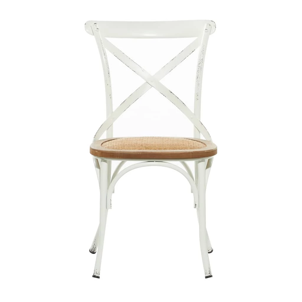 New π White Iron Farmhouse Dining Chair, 35" x 20" x 20" by Ivory and Iris β 3 New π White Iron Farmhouse Dining Chair, 35" x 20" x 20" by Ivory and Iris β - Image 3