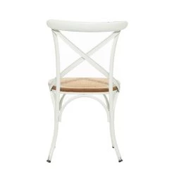 New π White Iron Farmhouse Dining Chair, 35" x 20" x 20" by Ivory and Iris β 13 New π White Iron Farmhouse Dining Chair, 35" x 20" x 20" by Ivory and Iris β -Cheap Ivory and Iris Store D506408S 6