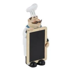 Best reviews of 💯 13" Polystone Chef with Chalkboard Sign by Ivory and Iris 🔔 -Cheap Ivory and Iris Store D506413S 4