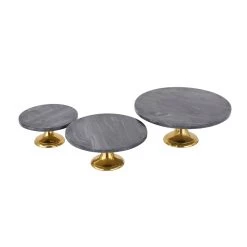 Budget βοΈ Set of 3 Black Aluminum Natural Cake Stand, 6" x 12" x 12" by Ivory and Iris 𧨠11 Budget βοΈ Set of 3 Black Aluminum Natural Cake Stand, 6" x 12" x 12" by Ivory and Iris 𧨠-Cheap Ivory and Iris Store D506414S 5