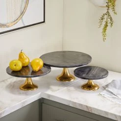 Budget βοΈ Set of 3 Black Aluminum Natural Cake Stand, 6" x 12" x 12" by Ivory and Iris 𧨠13 Budget βοΈ Set of 3 Black Aluminum Natural Cake Stand, 6" x 12" x 12" by Ivory and Iris 𧨠-Cheap Ivory and Iris Store D506414S 7