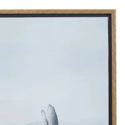 Promo 👏 Gray Polystone Modern Farmhouse Framed Wall Art, 40" x 30" x 2" by Ivory and Iris 😍 -Cheap Ivory and Iris Store D506487S 4