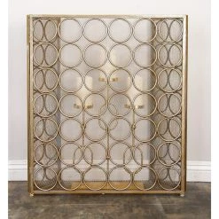 Best reviews of ⌛ Brass Metal Modern Fireplace Screen, 32" x 47" x 1" by Ivory and Iris 😀 -Cheap Ivory and Iris Store D506499S 8