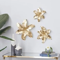 Top 10 🛒 Set of 3 Gold Plastic Wall Decor 18", 14", 12" by Ivory and Iris 🥰 -Cheap Ivory and Iris Store D506552S 8