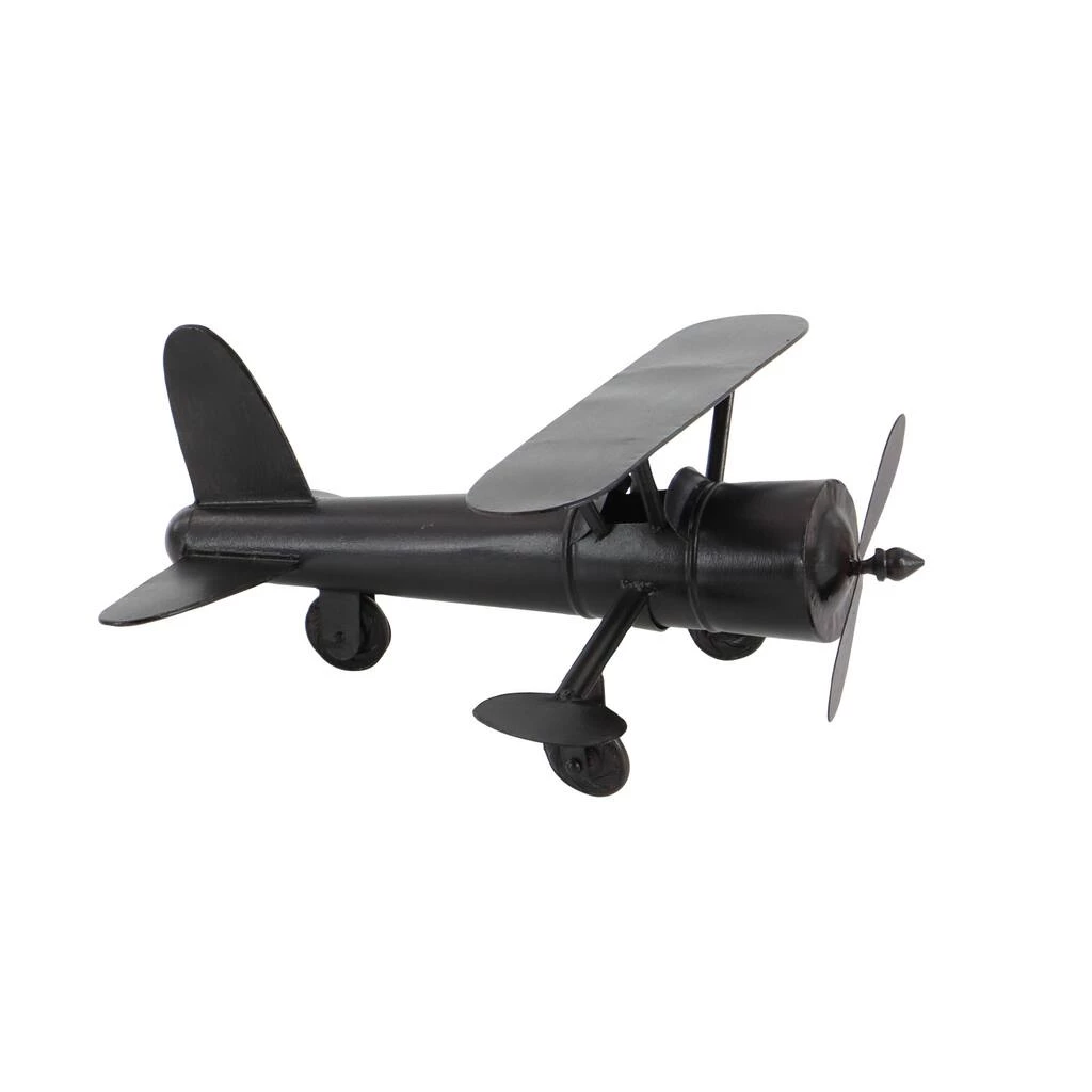 Best deal π Brown Metal Vintage Sculpture, Airplane 9" x 18" x 15" by Ivory and Iris π 2 Best deal π Brown Metal Vintage Sculpture, Airplane 9" x 18" x 15" by Ivory and Iris π - Image 2